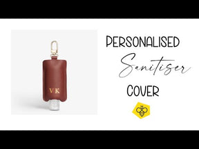 Personalised Sanitizer Cover - Plum