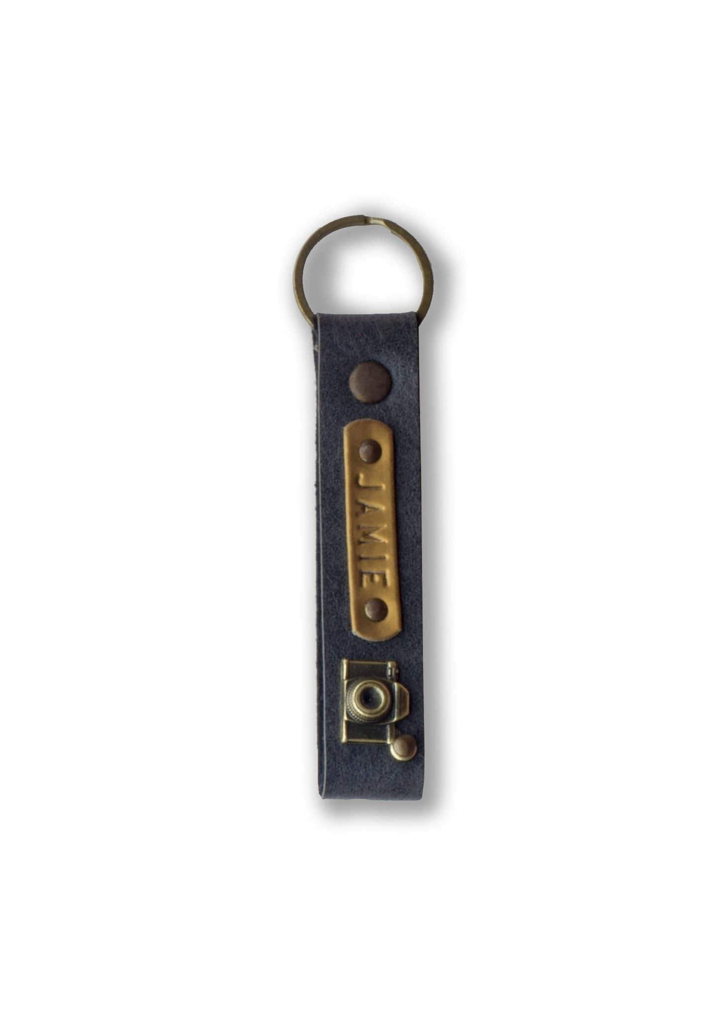 The Messy Corner OPTIONS_HIDDEN_PRODUCT Grey Keychain - Color Selected