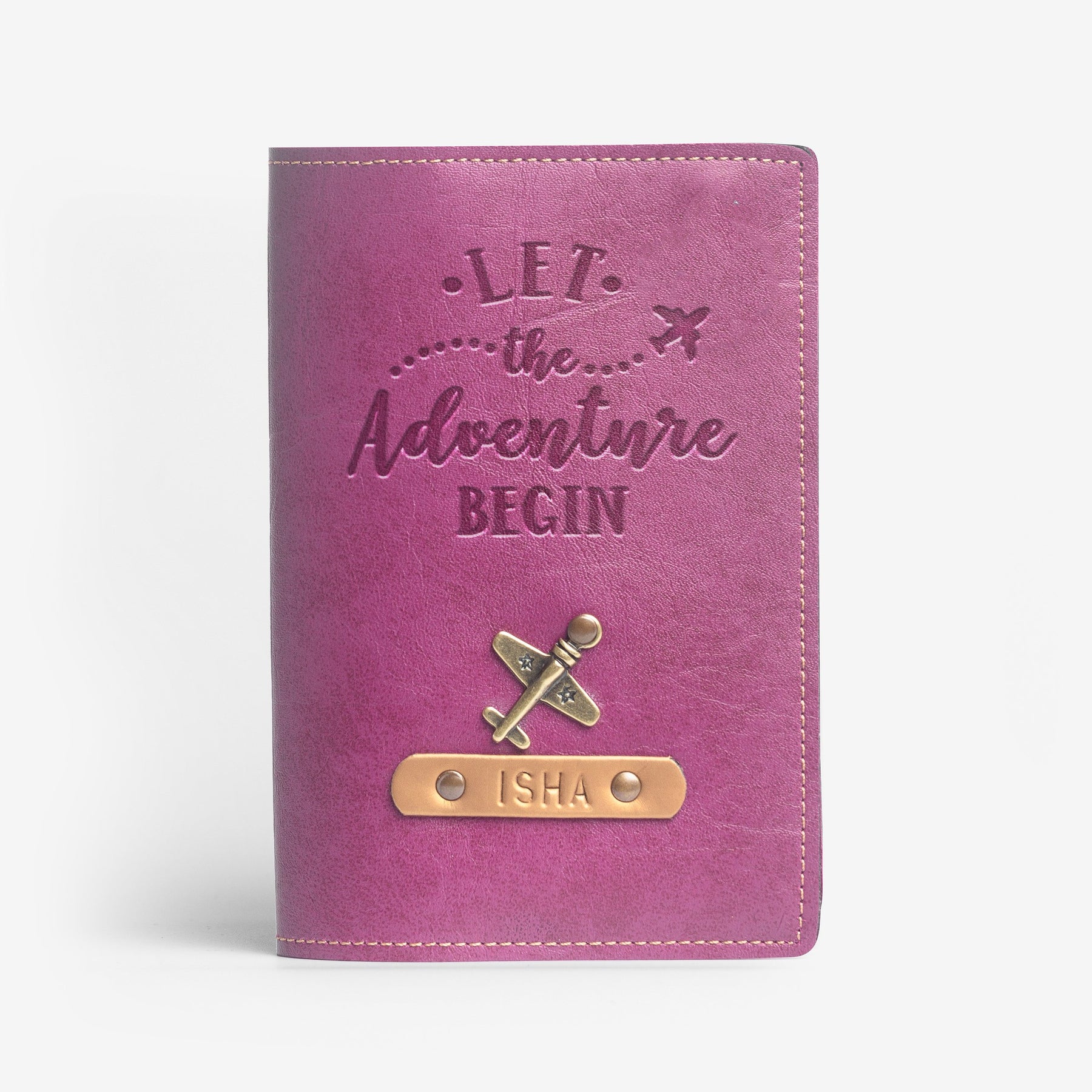 The Messy Corner Passport Cover Let The Adventure Begin -  Passport Cover