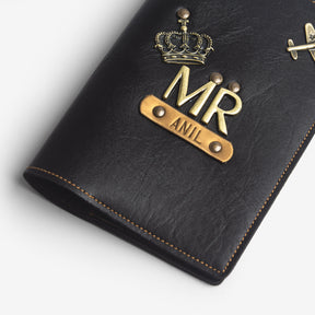 The Messy Corner Passport Cover Mr & Mrs Personalised Couple Passport Covers