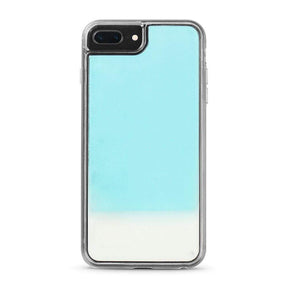 The Messy Corner Phone Cover Neon Sand Case- Blue & White