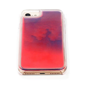 The Messy Corner Phone Cover Neon Sand Case- Dark Blue & Pink