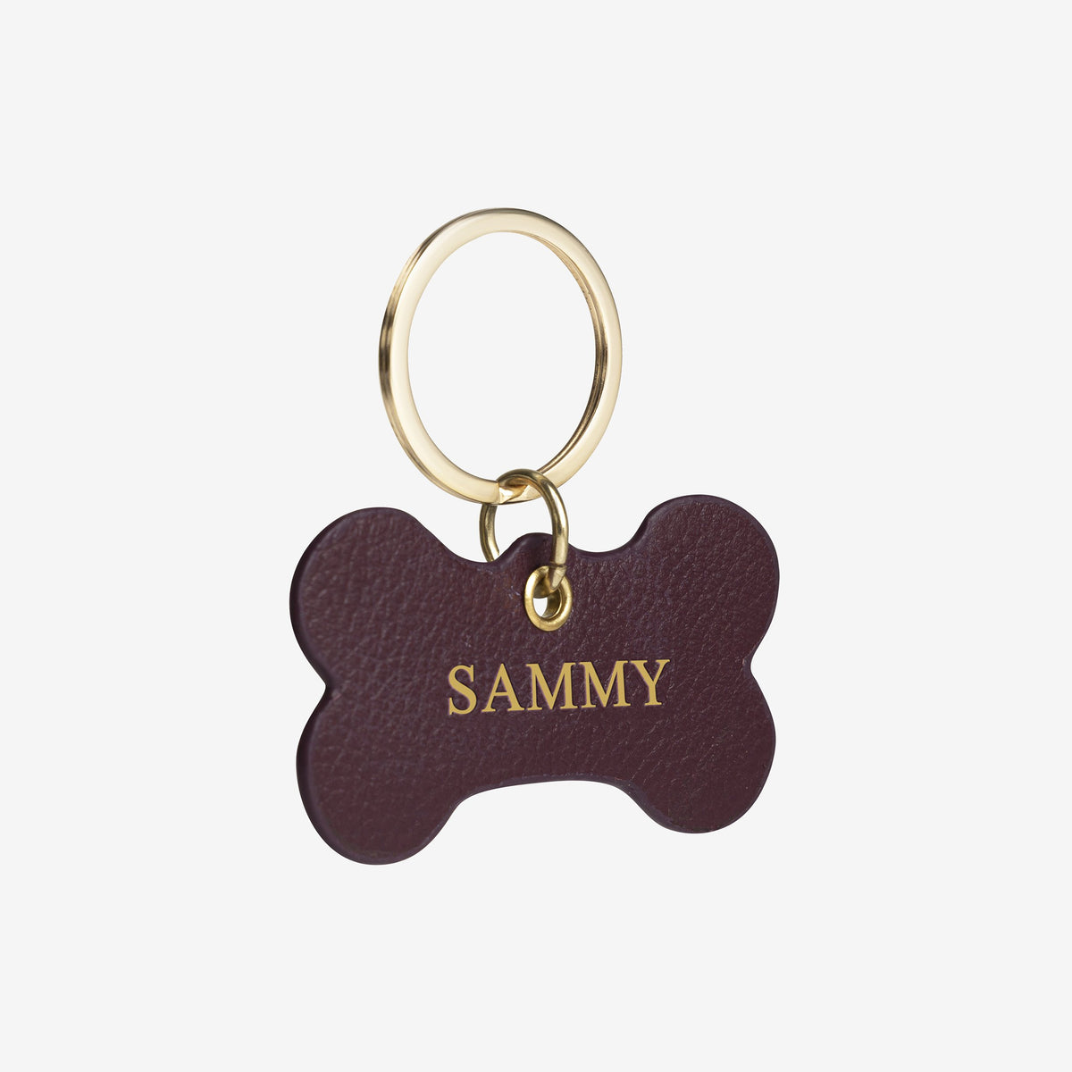 The Messy Corner Dog Tag Personalised Dog Tag - Wine