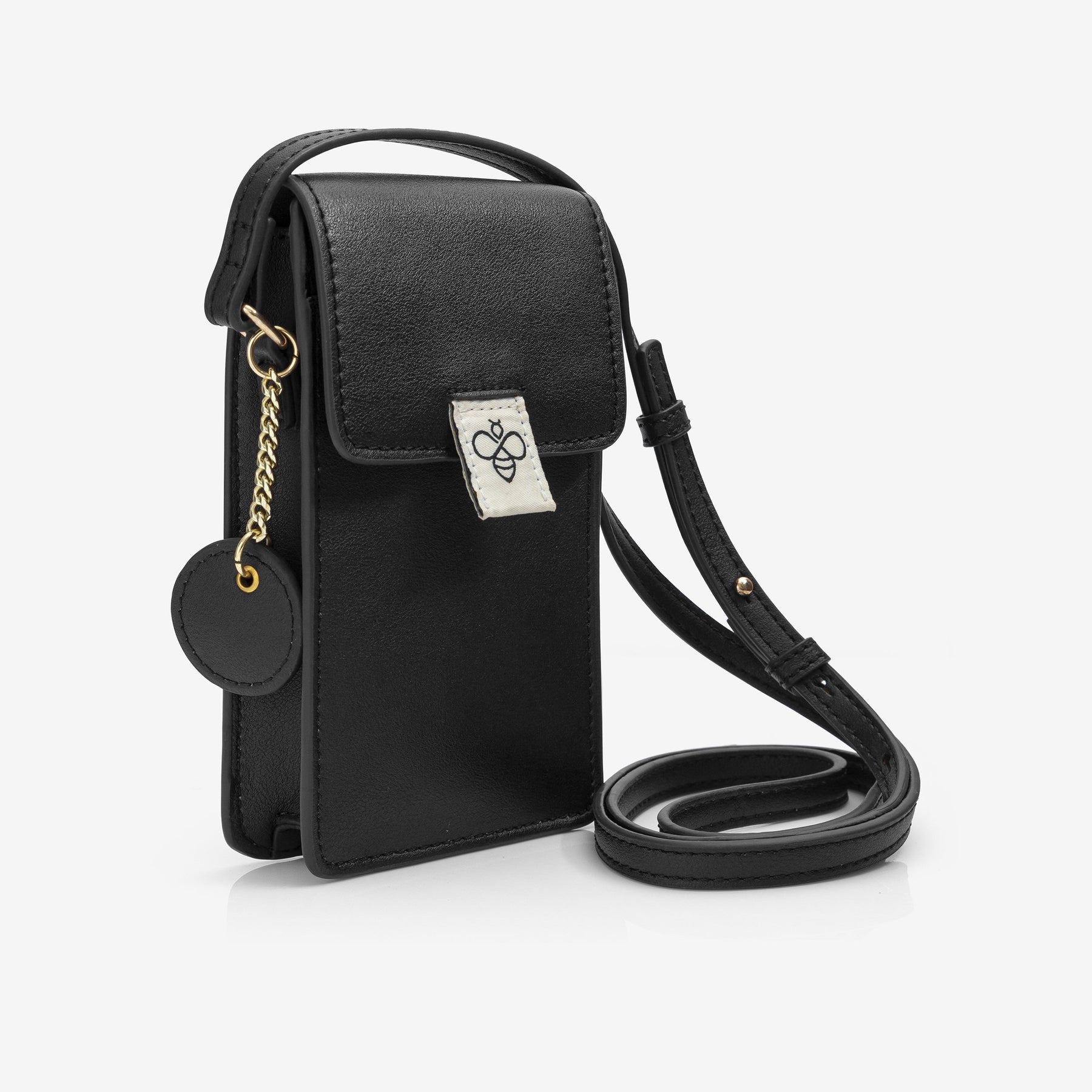 The Messy Corner Bag Personalised Everyday Crossbody Bag - Black