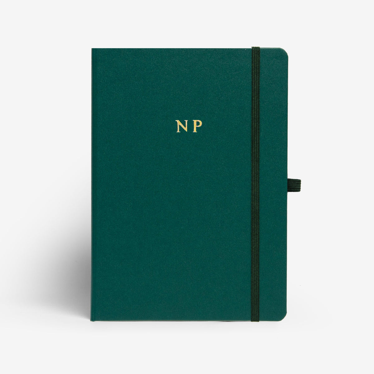 The Messy Corner Notebook Personalised Hardbound Notebook - Green