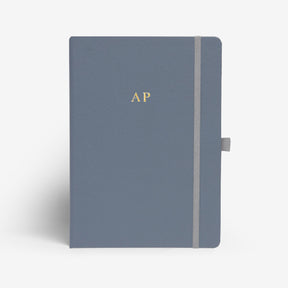The Messy Corner Notebook Personalised Hardbound Notebook - Grey