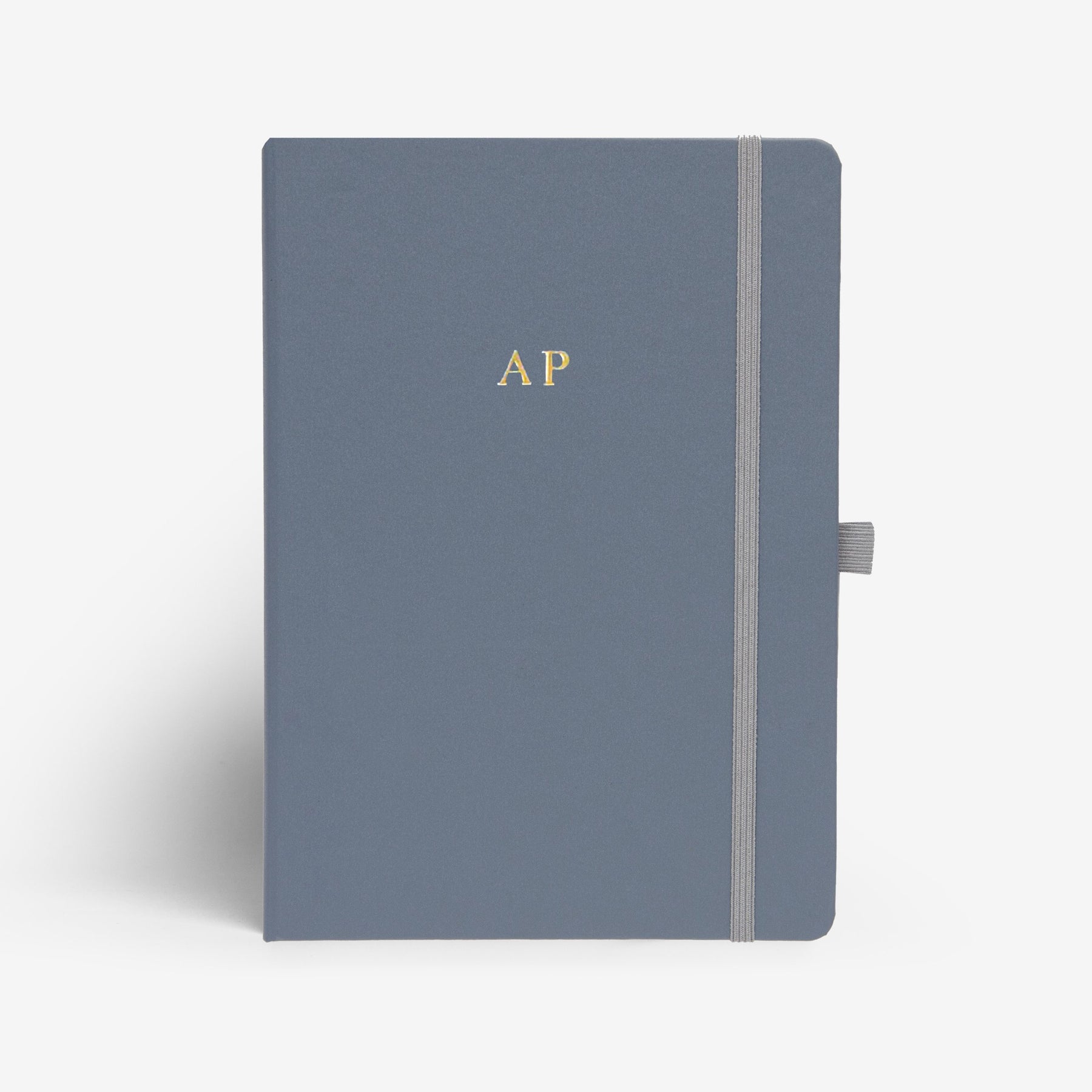 Personalised Hardbound Notebook - Grey