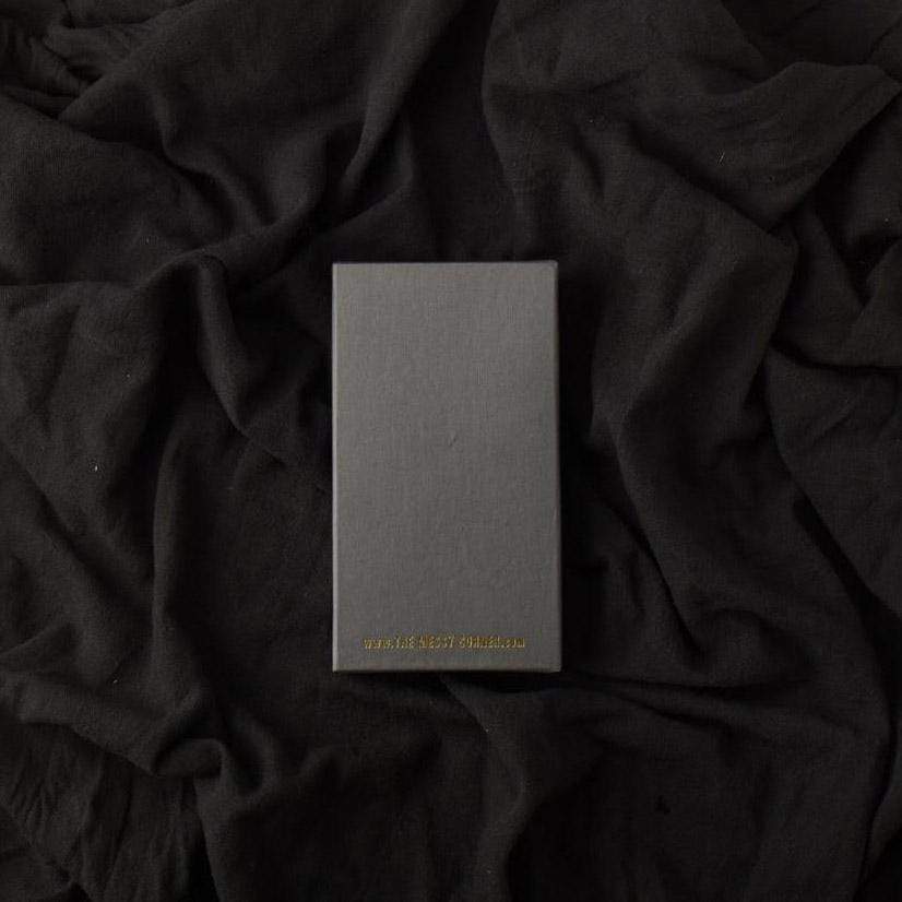 The Messy Corner Phone Cover Personalised Leather iPhone Cover - Black