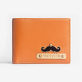 Personalised Mens Wallet with Charm - Tan