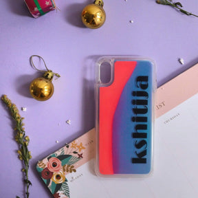 The Messy Corner Phone Cover Personalised Neon Sand Cases
