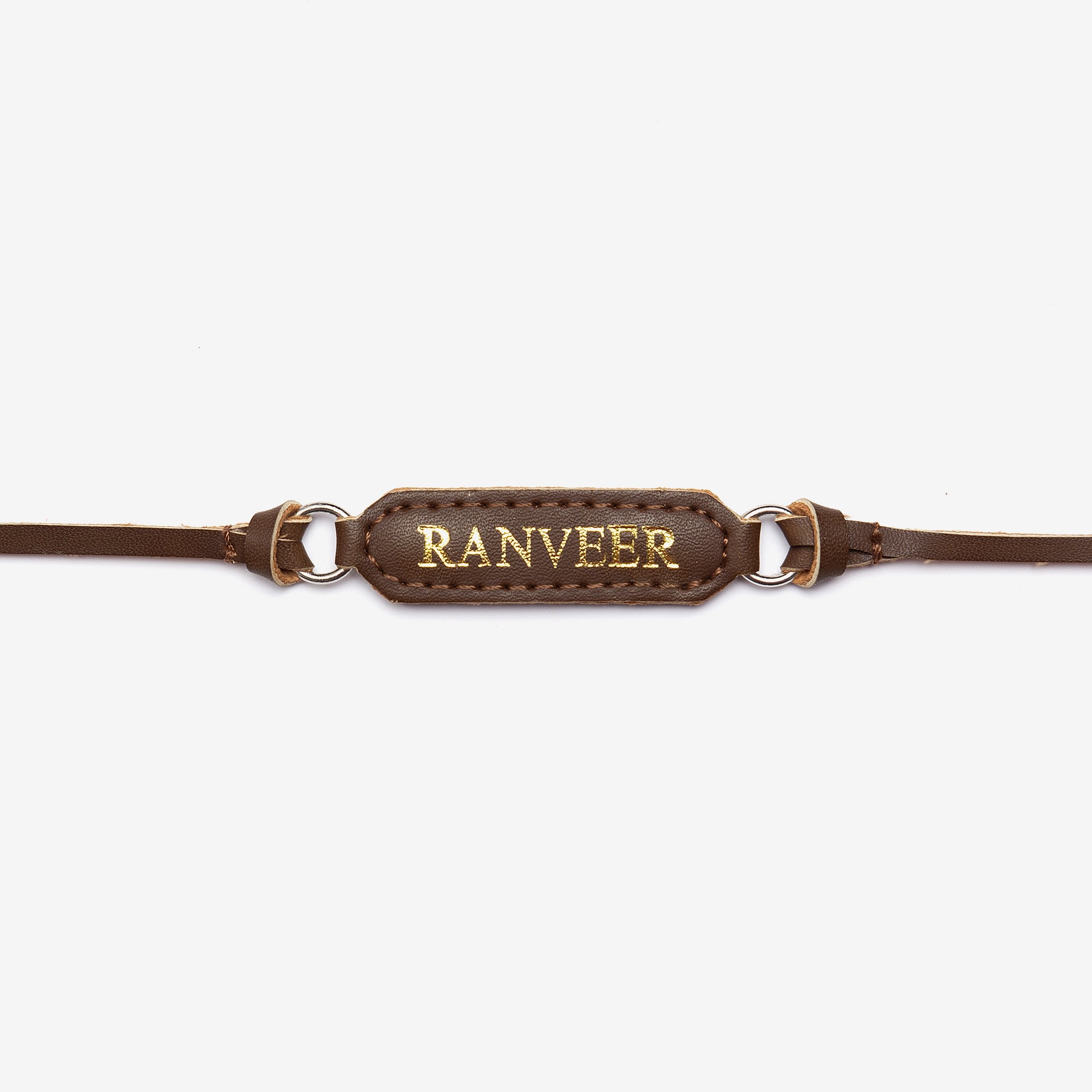 The Messy Corner RAKHI Personalised Rakhi- Dark Brown