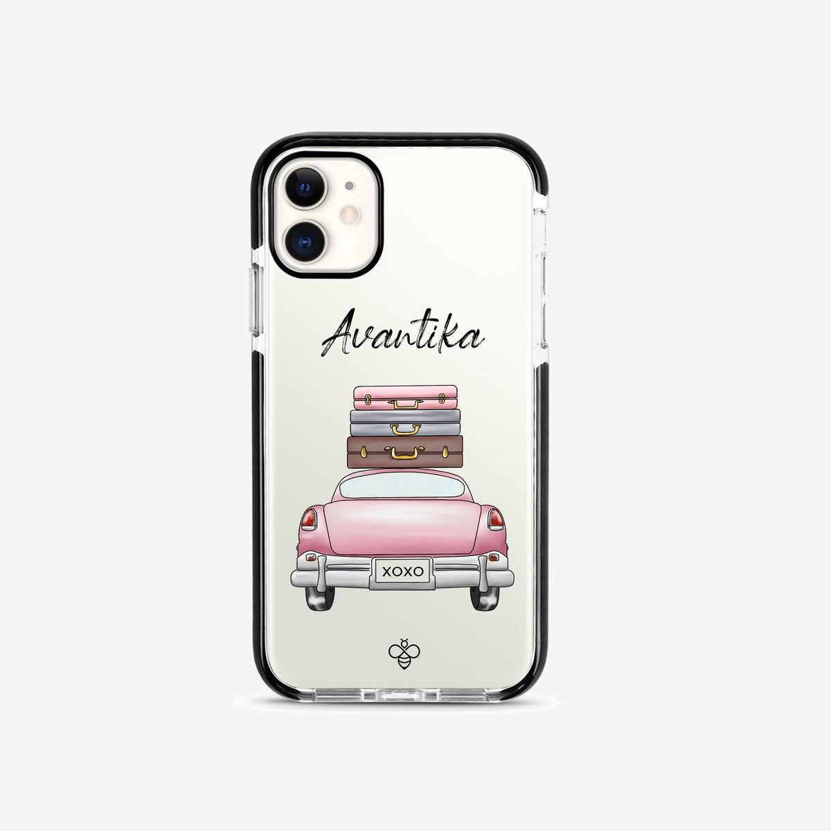 The Messy Corner Phone Cover Personalised Silicone iPhone Cover - Road Tripping