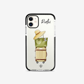The Messy Corner Phone Cover Personalised Silicone iPhone Cover - Traveller