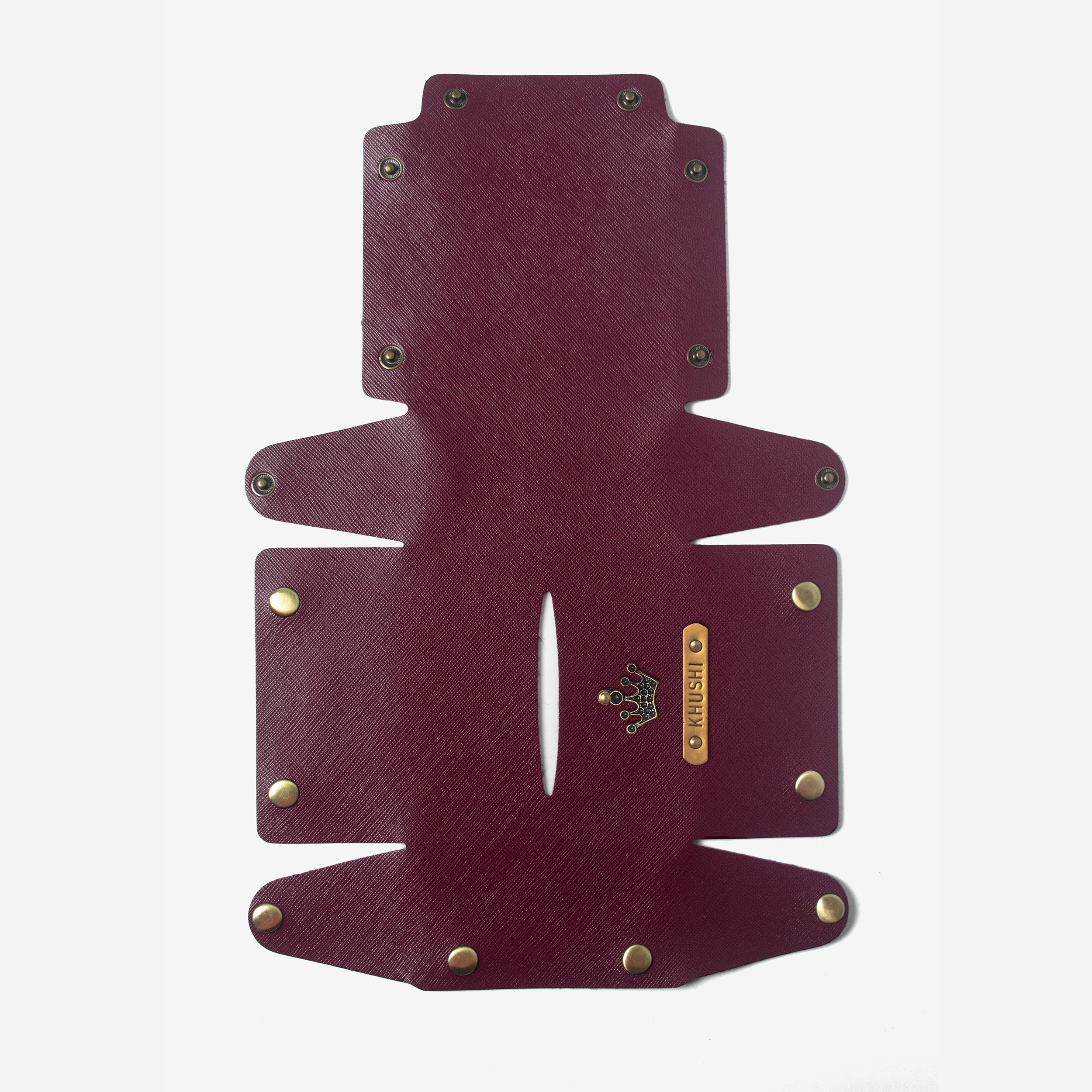 The Messy Corner Tissue Paper Holder Personalised Tissue Paper Holder - Wine