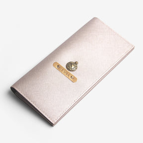 The Messy Corner Travel Wallet Personalised Travel Wallet - Rose Gold