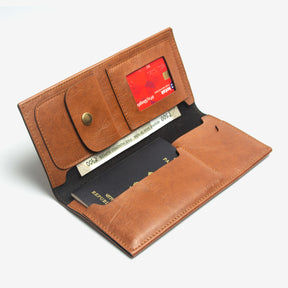 Personalised Travel Wallet - Tan