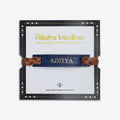Personalised Weaved Rakhi- Dark Blue