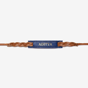 The Messy Corner RAKHI Personalised Weaved Rakhi- Dark Blue