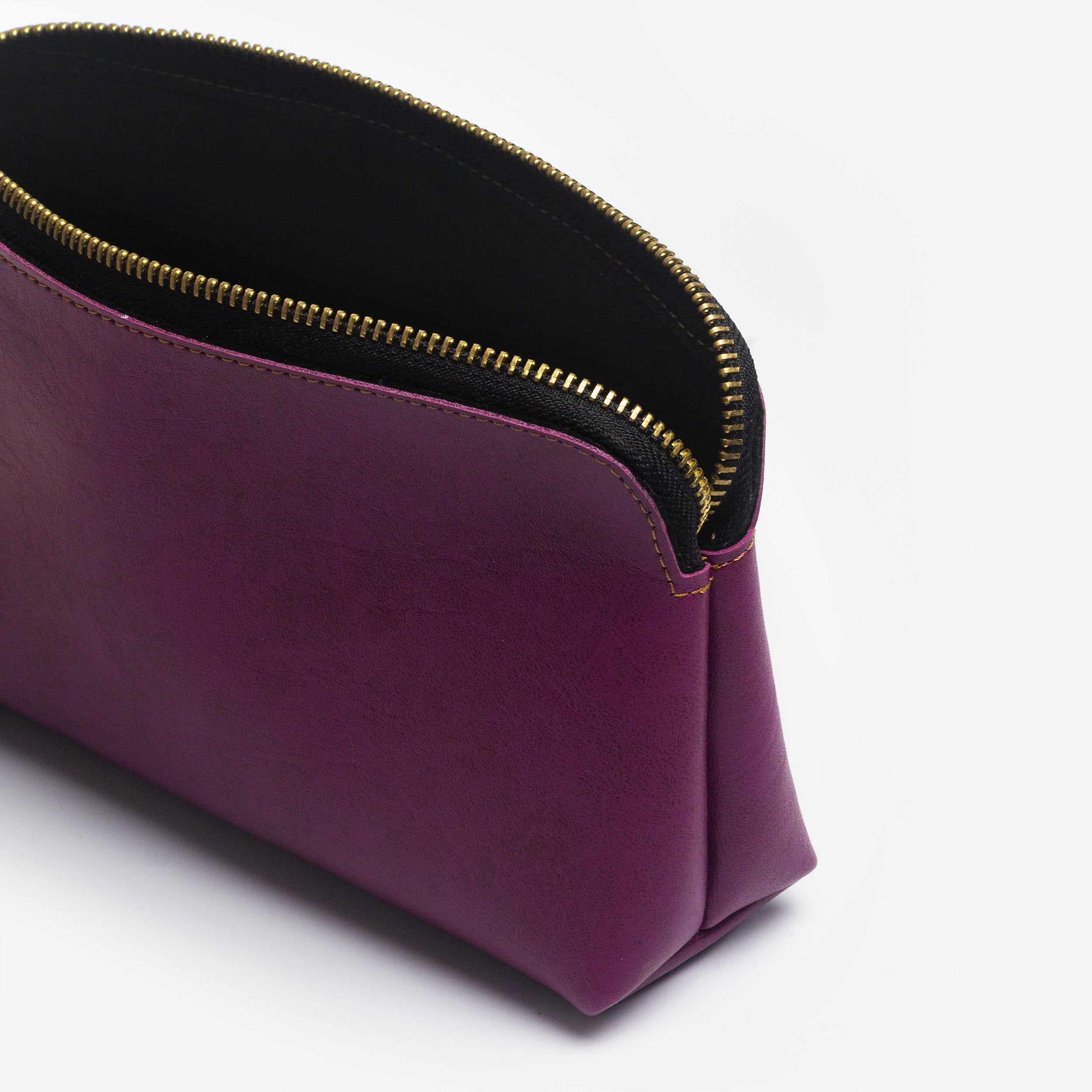 The Messy Corner Pouches Personalized Carry All/Makeup Pouch - Magenta