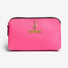 Personalized Carry All/Makeup Pouch - Pink