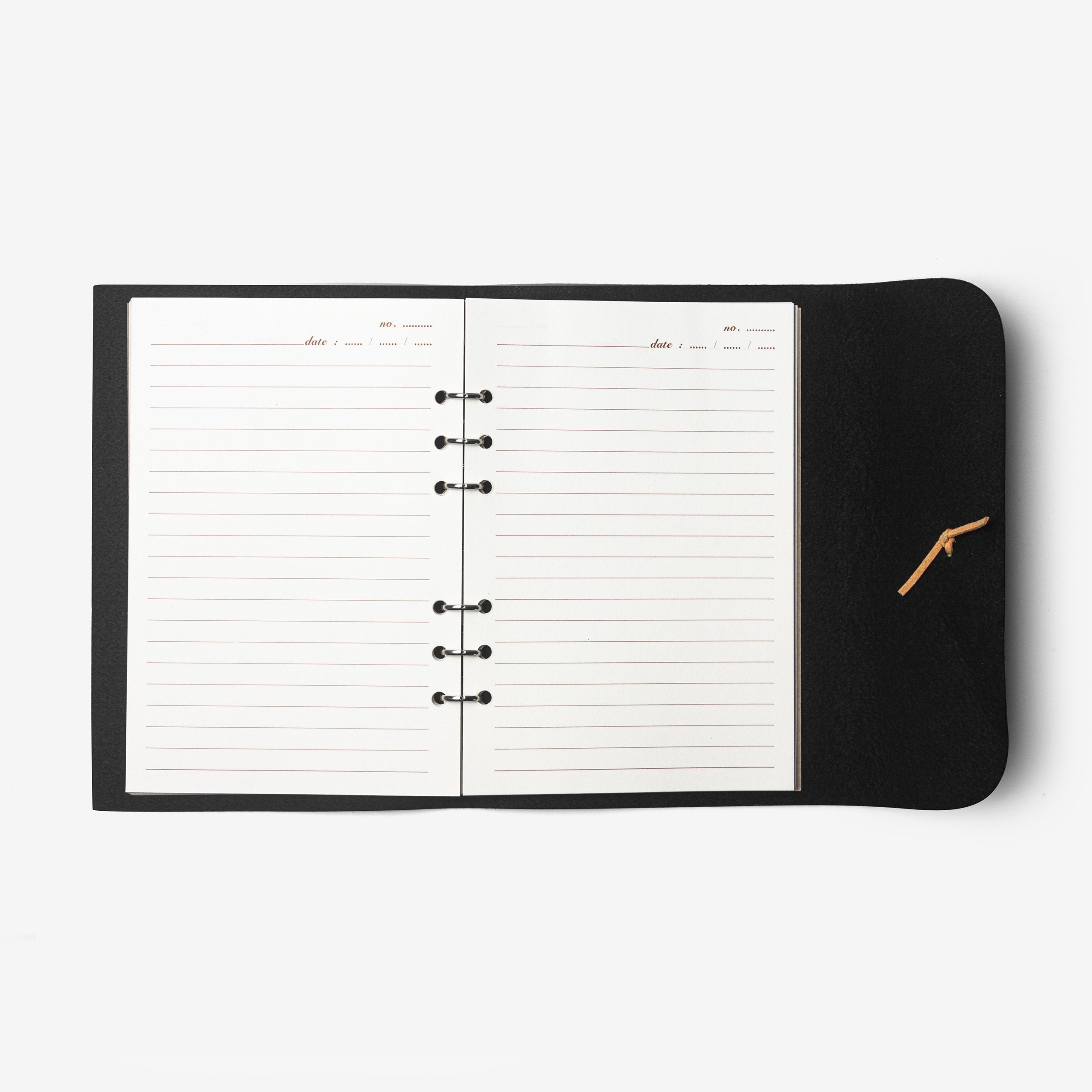 The Messy Corner Diary Personalized Chocolate Brown Thread Leather Diary