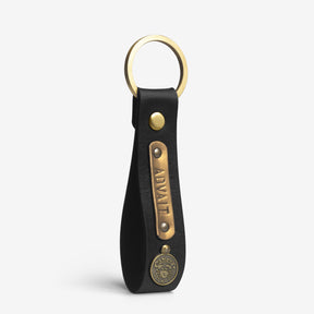 The Messy Corner Keychain Personalized Keychain - Black