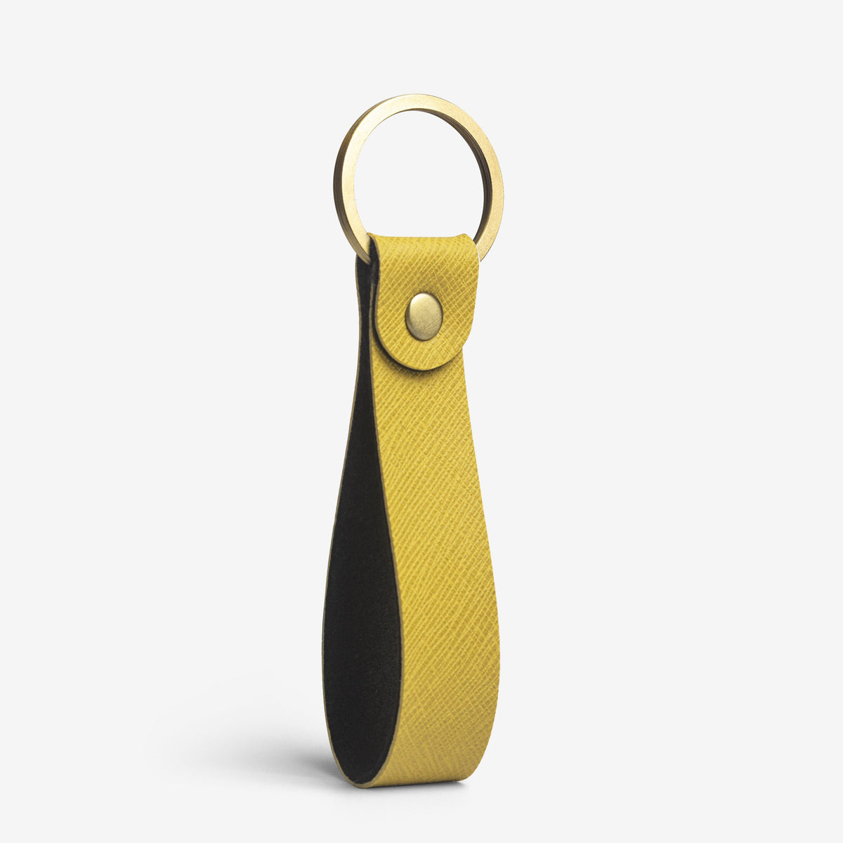 The Messy Corner Keychain Personalized Keychain - Chrome Yellow