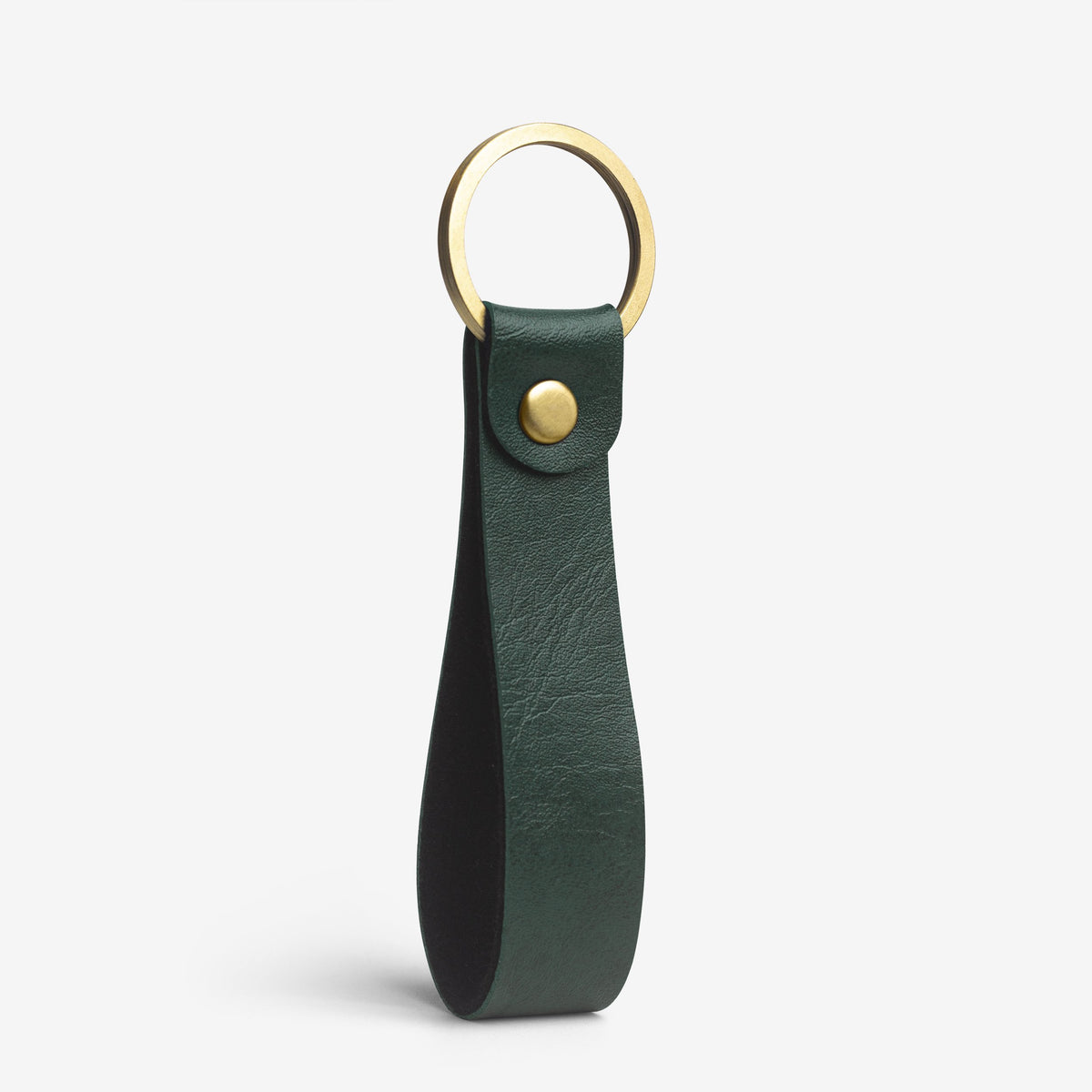 The Messy Corner Keychain Personalized Keychain - Forest Green
