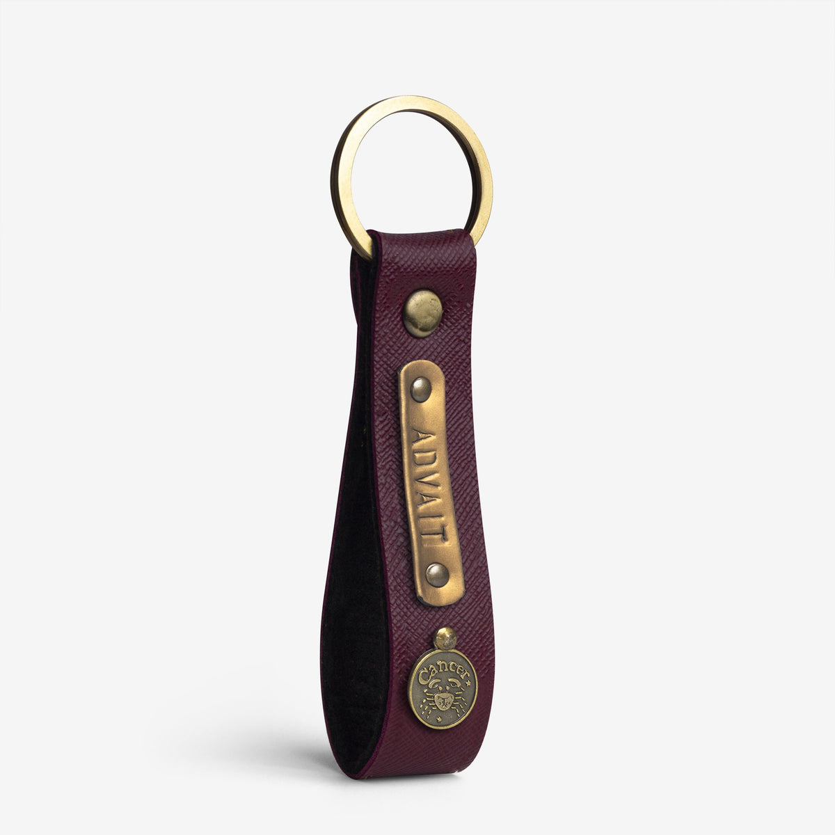 The Messy Corner Keychain Personalized Keychain - Wine