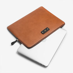 The Messy Corner Laptop Sleeve Personalized Laptop/Macbook Sleeve - Chestnut - 13 & 15 inches