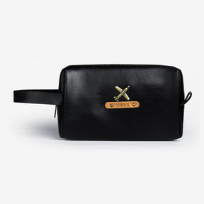 Personalized Large Vanity Pouch - Black