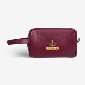 Travelling Pouch for Men - Large Wine