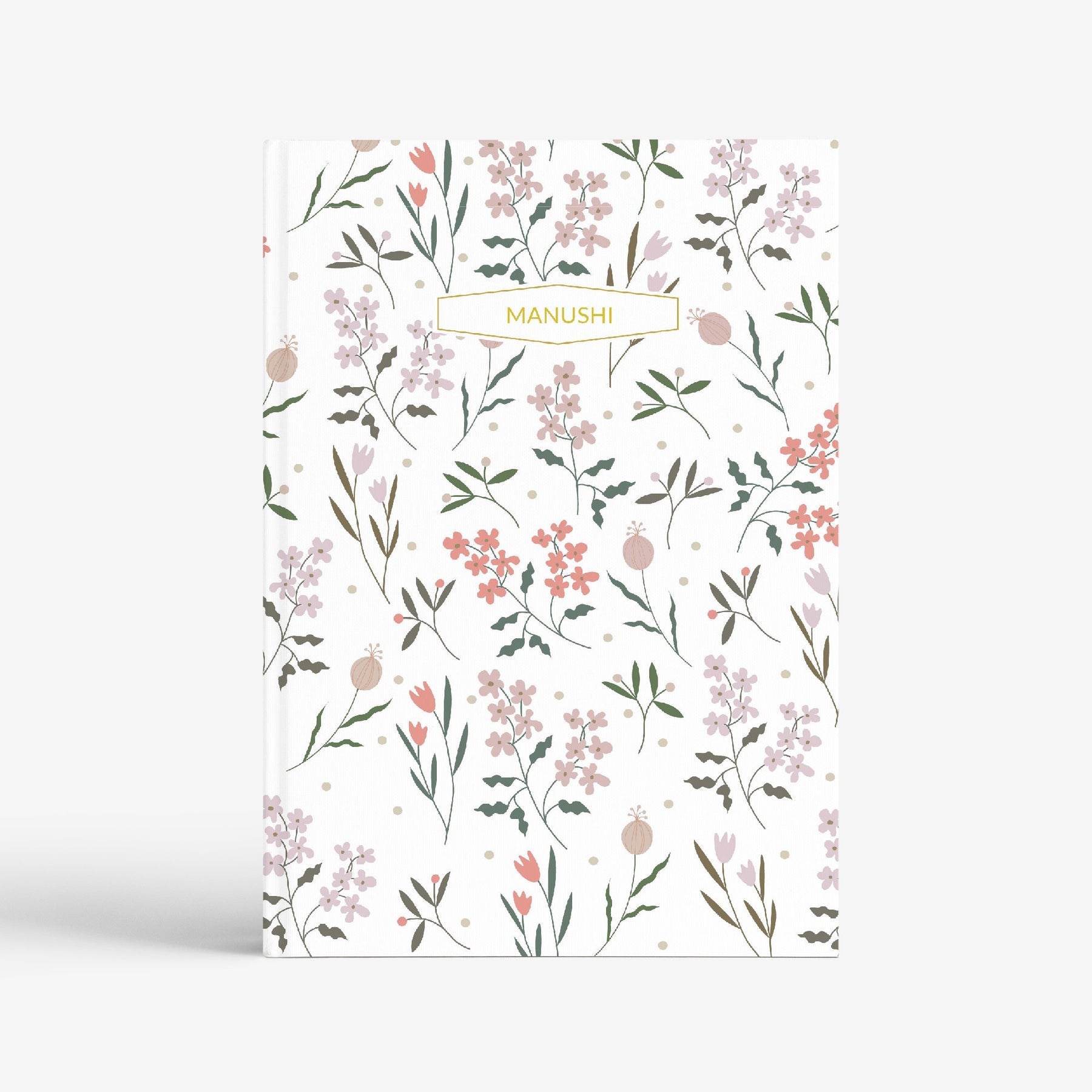 The Messy Corner Notebook Personalized Notebook- Botanical Goodness