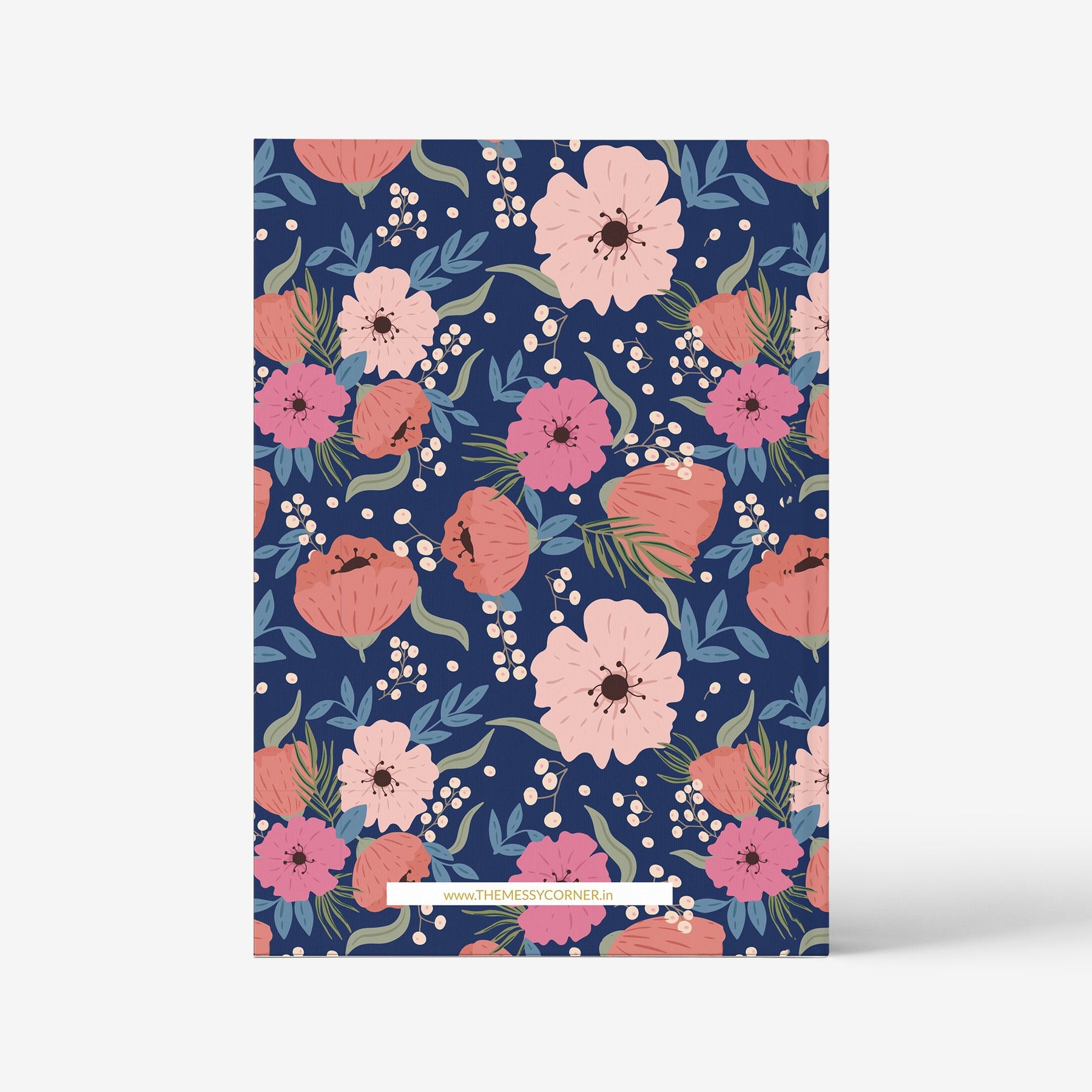 The Messy Corner Notebook Personalized Notebook- Midnight Bloom