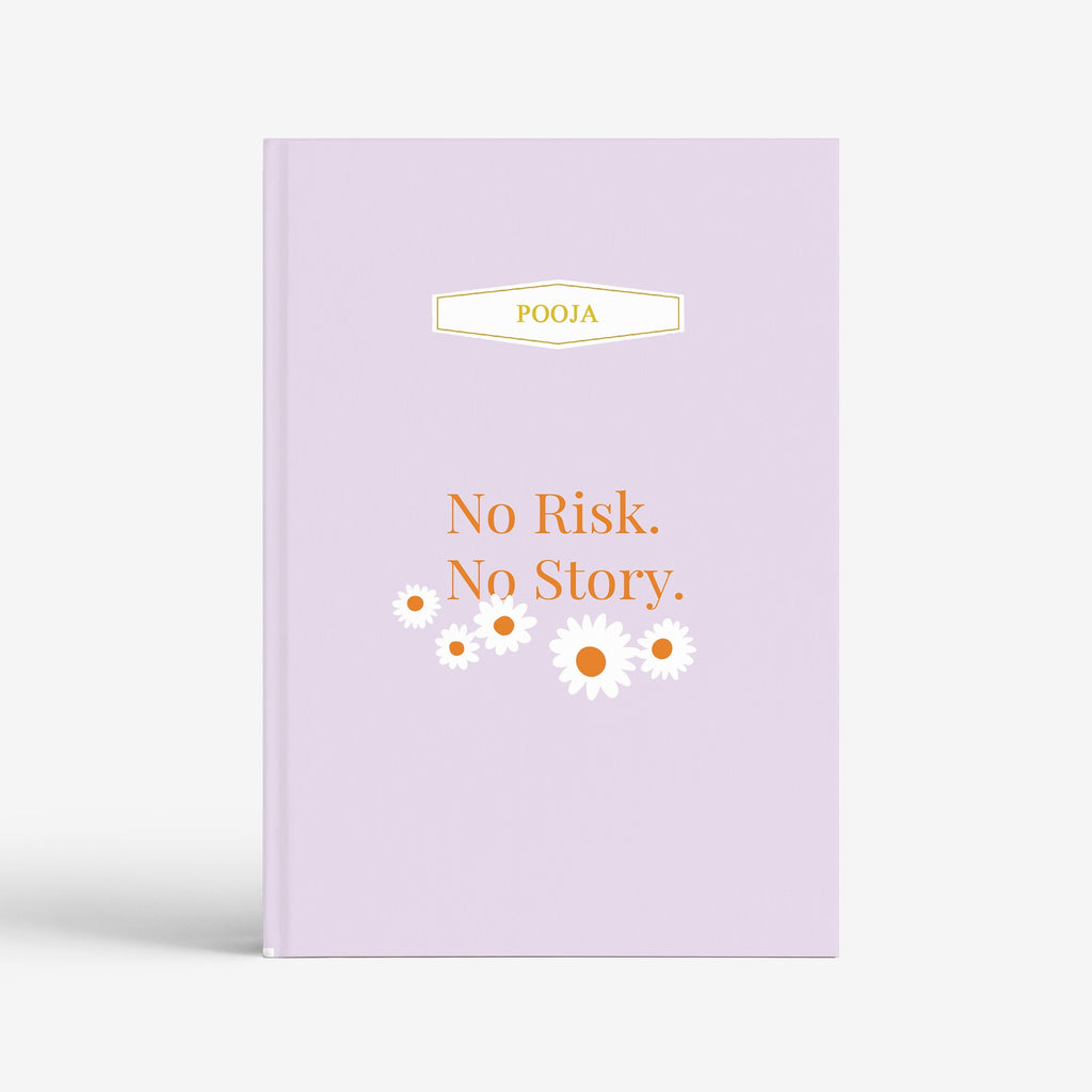Personalized Notebook/Journal-No Risk No Story