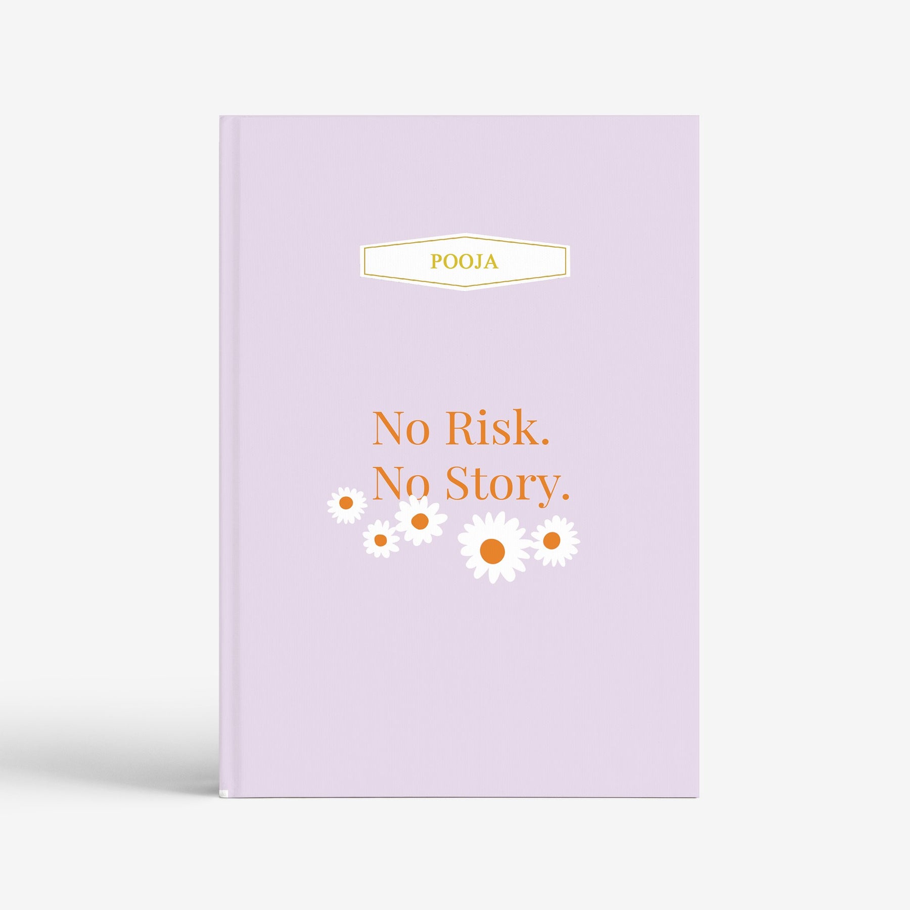 Personalized Notebook- No Risk No Story
