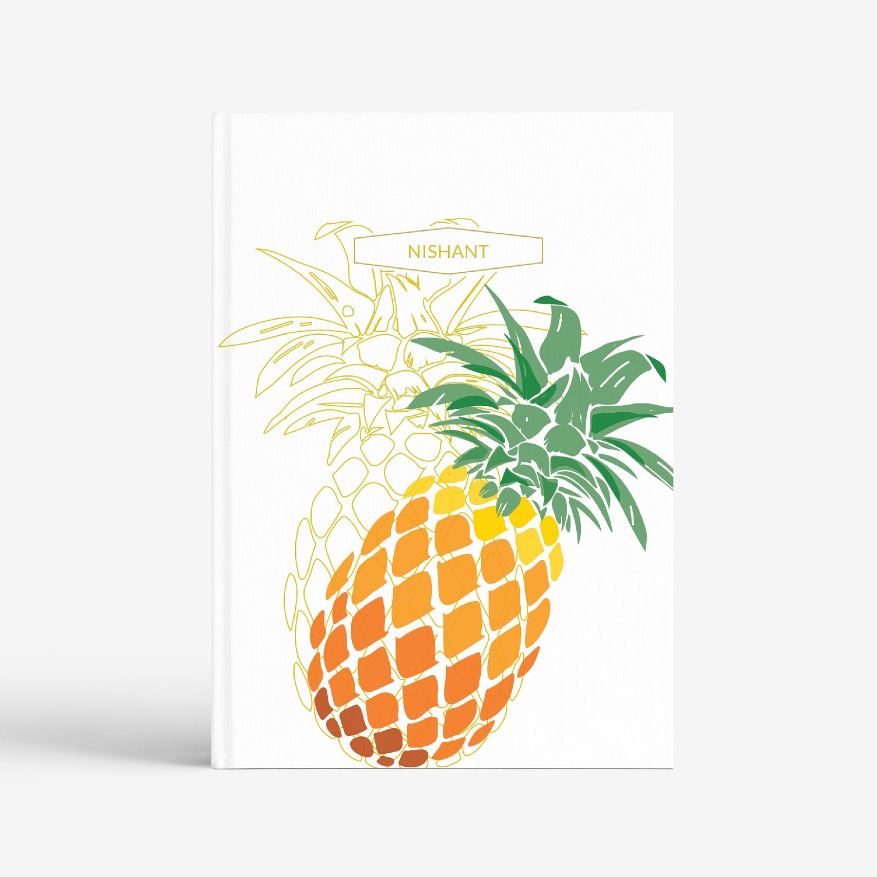 The Messy Corner Notebook Personalized Notebook- Tropical Summer