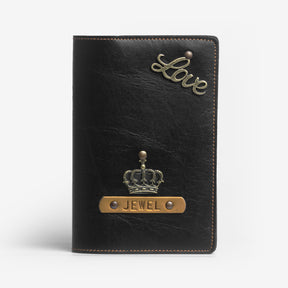 Personalized Passport Cover - Black