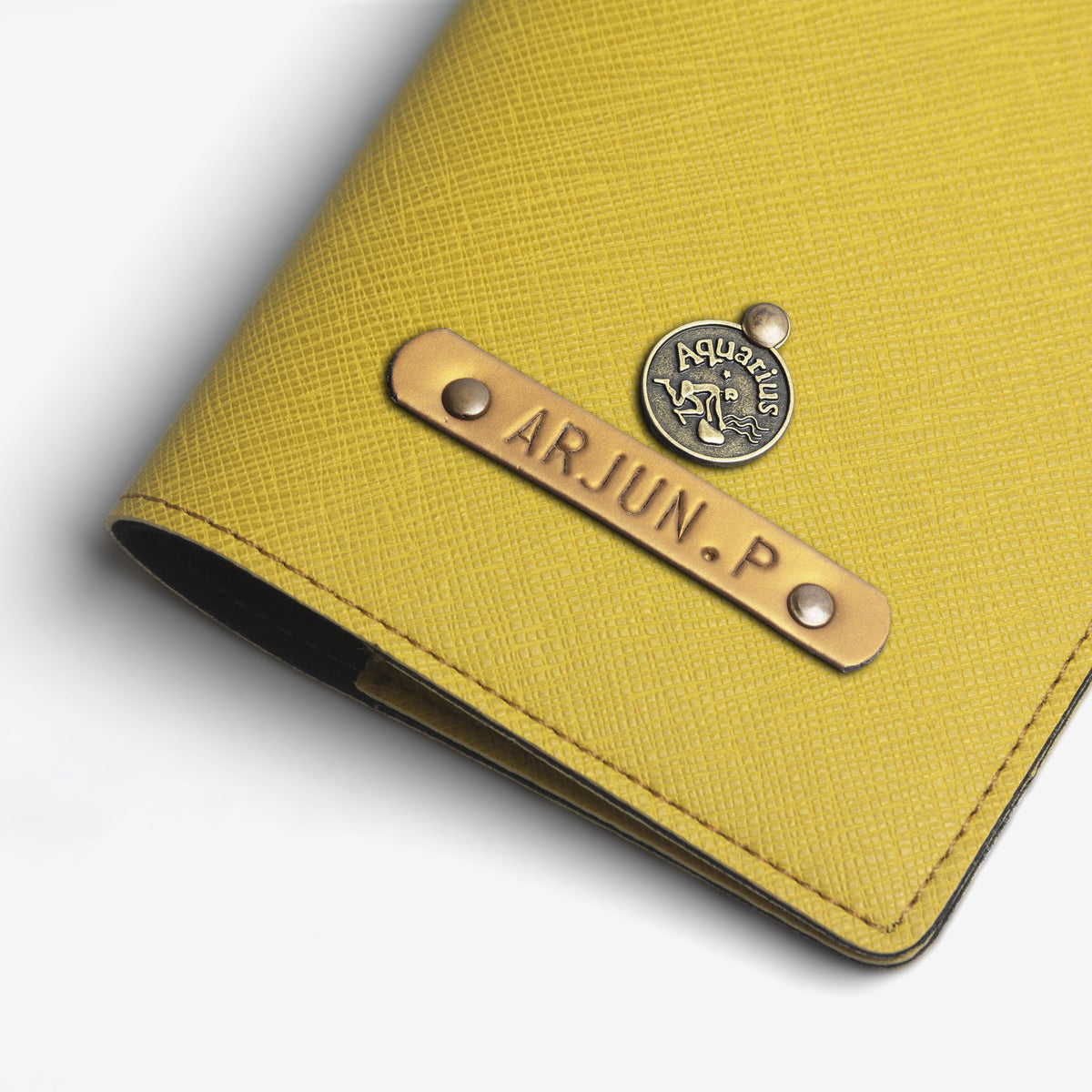 The Messy Corner Passport Cover Personalized Passport Cover - Chrome Yellow