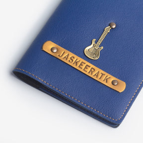 The Messy Corner Passport Cover Personalized Passport Cover - Dark Blue