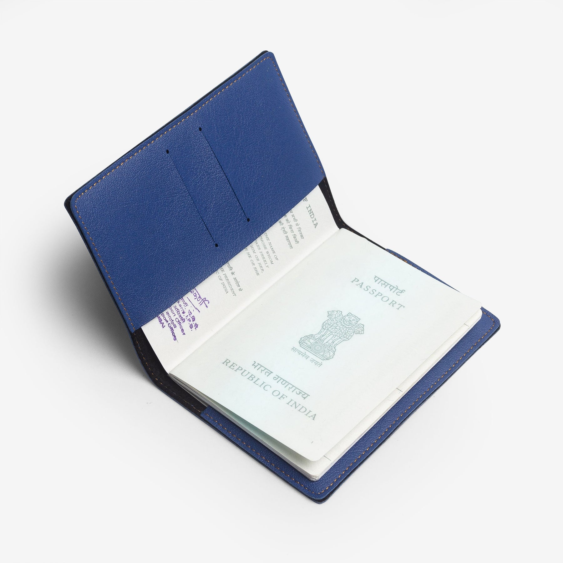 The Messy Corner Passport Cover Personalized Passport Cover - Dark Blue