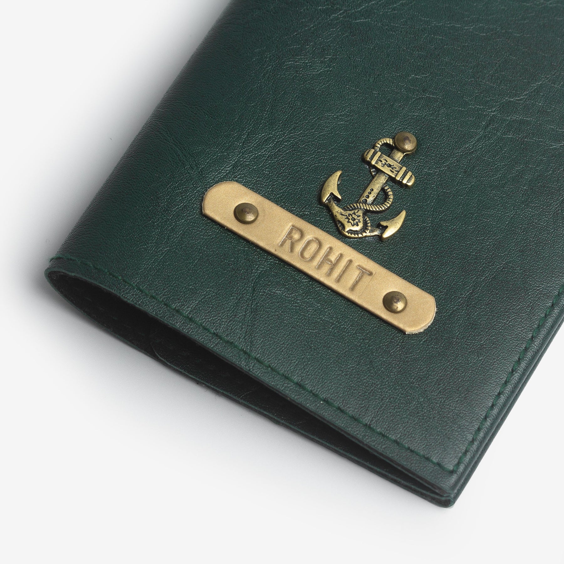 The Messy Corner Passport Cover Personalized Passport Cover - Forest Green