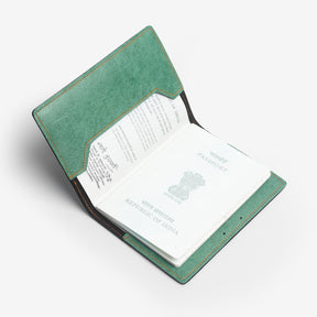 The Messy Corner Passport Cover Personalized Passport Cover - Green