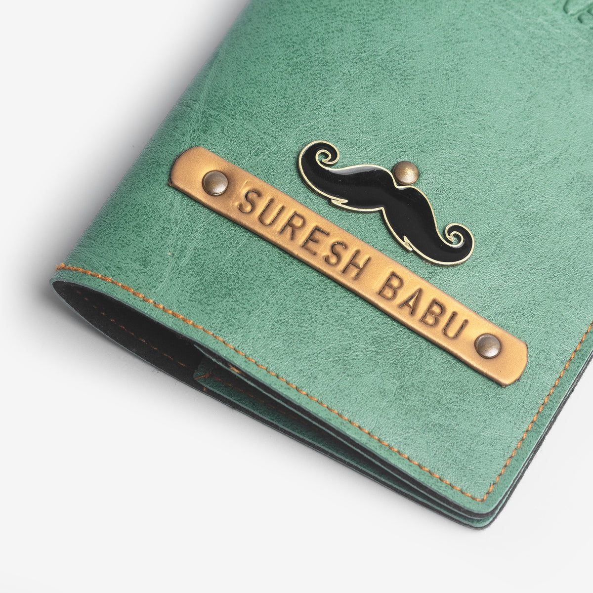 The Messy Corner Passport Cover Personalized Passport Cover - Green