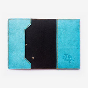 The Messy Corner Passport Cover Personalized Passport Cover - Light Blue