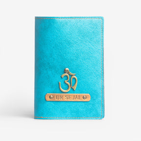 The Messy Corner Passport Cover Personalized Passport Cover - Light Blue