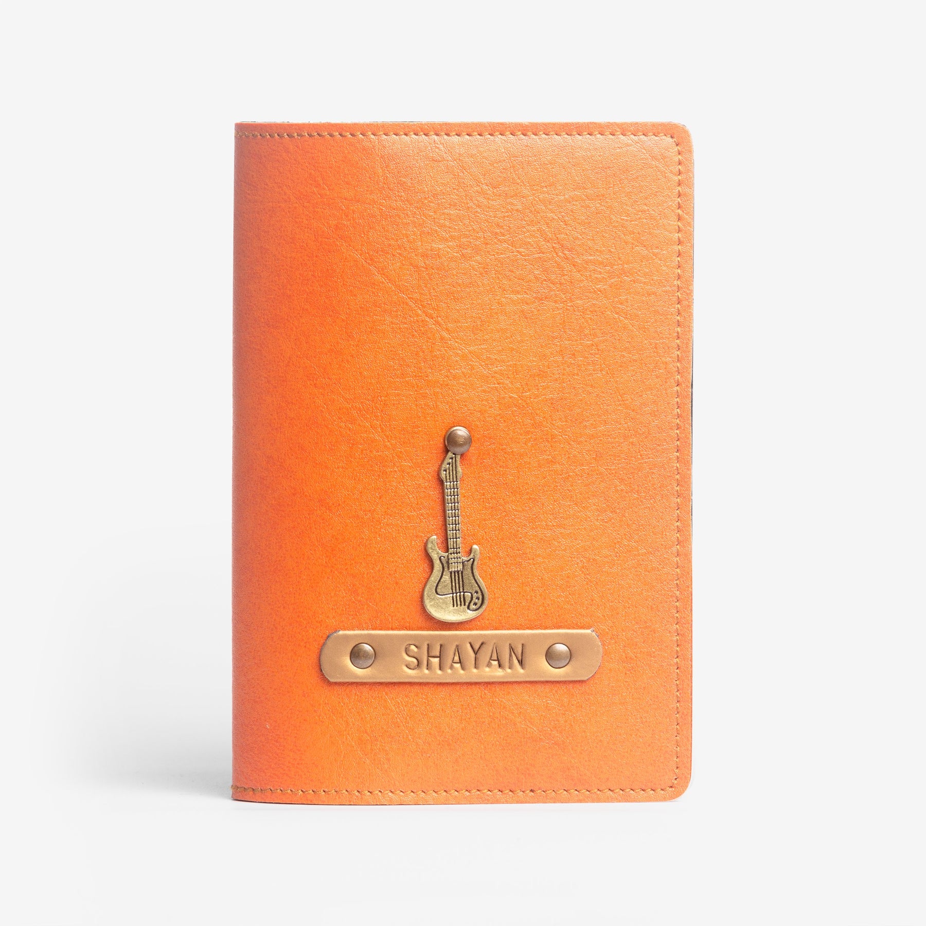 The Messy Corner Passport Cover Personalized Passport Cover - Orange