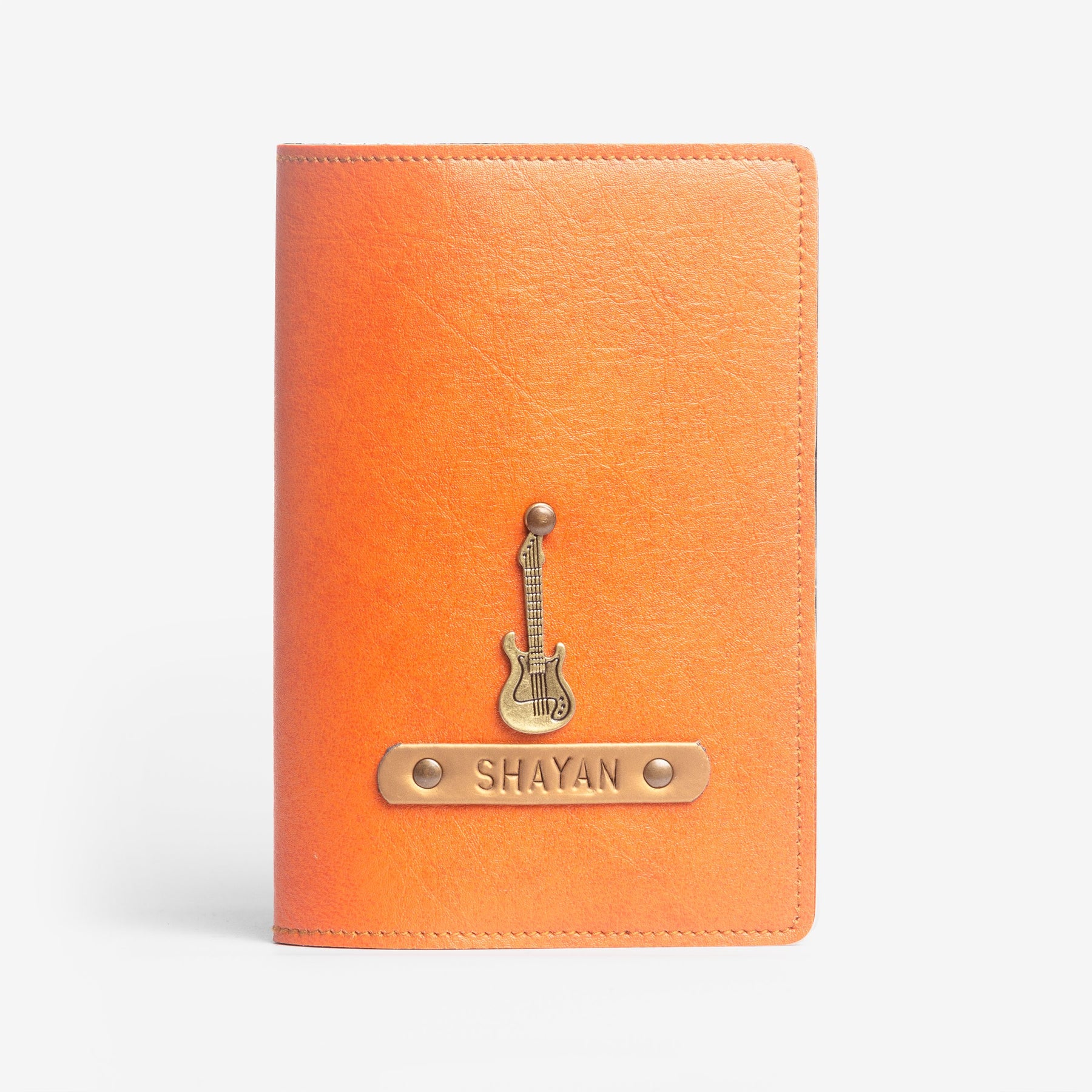 Personalized Passport Cover - Orange