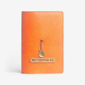 Personalized Passport Cover - Orange