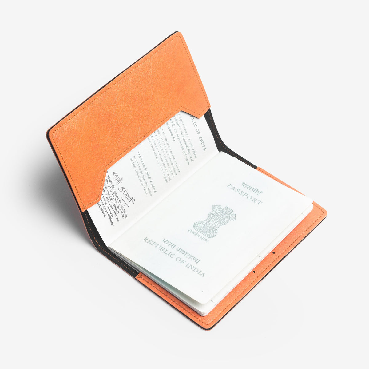 The Messy Corner Passport Cover Personalized Passport Cover - Orange